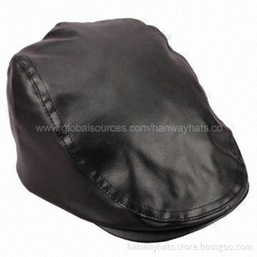2012 New Style Fashionable Men's Leather Ivy Cap